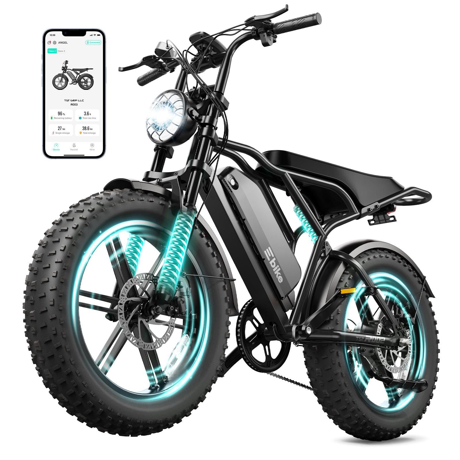 71AJrnkIpkL TST Electric Bike for Adults, 48V 25Ah Battery for Urban Cycling, RS - Image 1