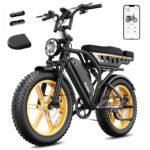 Electric Bike for Adults,48V15Ah Removable Battery Retro Ebike