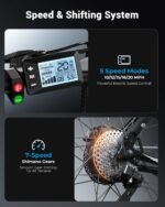 Sixblues Electric Bike for Adults, 26" tire with 1500W Peak Motor - Image 7