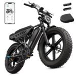 Electric Bike for Adults,48V Removable Battery Retro Ebike,20"x4" Fat Tires
