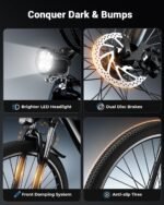 sixblues Electric Bike for Adults, 1500W Peak Motor 26" tire Ebike - Image 5
