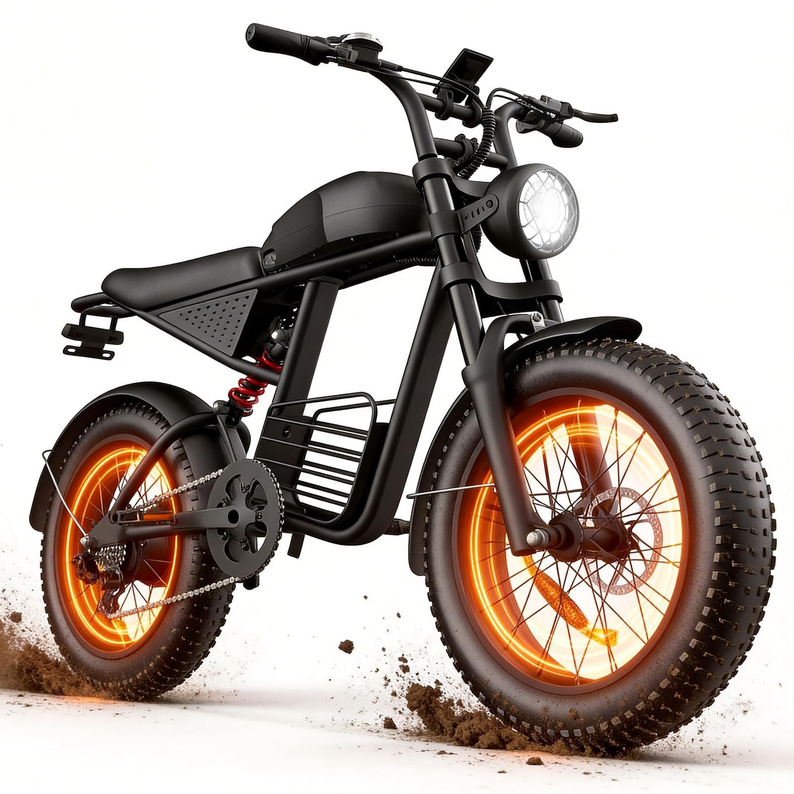 71YiUvtLa1L FLIWIN Electric Bike for Adults: 2000W Peak Motor, 48V 20AH Battery - Image 1