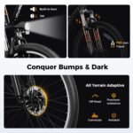Jasion EB5 Electric Bike for Adults 26" tire with 1000W Peak Motor - Image 4