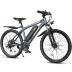 Funhang Electric Mountain Bike, 1000W Peak Motor, Up to 50 Miles, 26" Wheels, 48V Battery