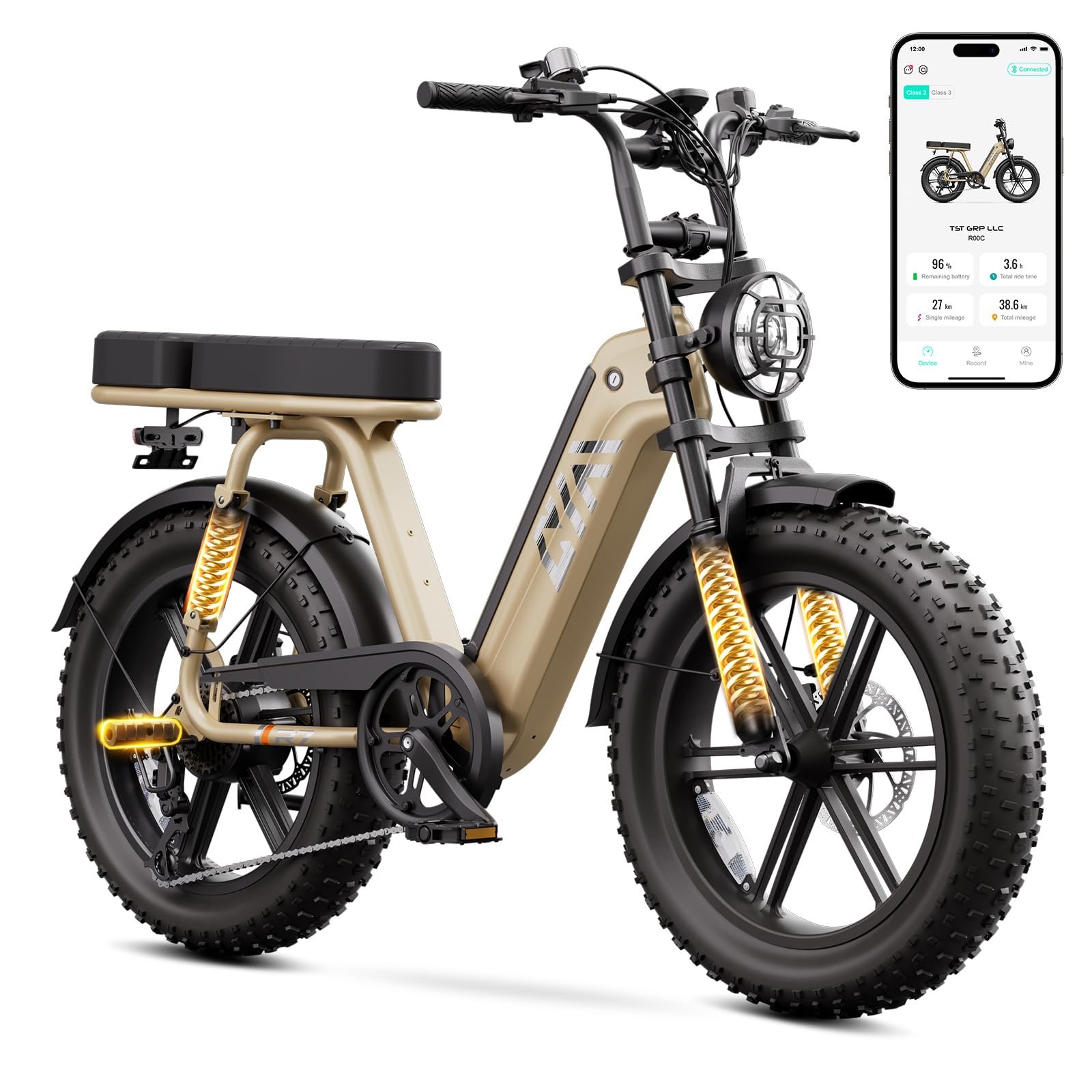 71fMmAFLVuL TST Electric Bike for Adults, 48V 15Ah Battery for Urban Cycling, R7 - Image 1