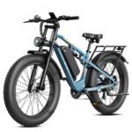 Jasion EB5 Ultra Electric Bike, 2500W Peak, 52V 20Ah Battery, 26" Fat Tires, Dual Suspension