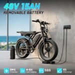TST Electric Bike for Adults, 48V 15/25 Ah Battery, 60/100 Mile Range - Image 2