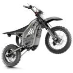 Windone RS5 Electric Dirt Bike, 2200W Peak Motor, 37 MPH, 45-Mile Range, Dual Suspension, Light Green