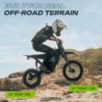 Windone RS5 Electric Dirt Bike, 2200W Peak Motor, 37 MPH, 45-Mile Range, Dual Suspension, Light Green - Image 8