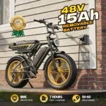 TST Electric Bike for Adults, 48V 15Ah Battery, 2000W Peak Motor Yellow R9 - Image 3