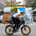 TST Electric Bike for Adults, 48V 15Ah Battery, 2000W Peak Motor Yellow R9 - Image 4