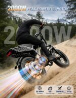 Jasion RetroVolt Electric Bike, 2000W Peak, 70-Mile Range, Fat Tire - Image 2