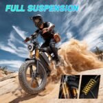 TST Electric Bike for Adults, 48V 15/25 Ah Battery, 60/100 Mile Range - Image 3