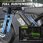1. ASKGO Electric Dirt Bike, 2000W Peak Motor, 28 MPH, 65-Mile Range, 48V 20Ah Battery, 16" Fat Tires - Image 5