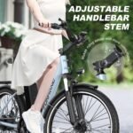 Funhang 26" City Cruiser Electric Bike, 1000W Peak Motor, 20 MPH, 50-Mile Range, 48V Battery - Image 4