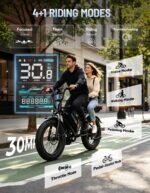 Jasion RetroVolt Electric Bike, 2000W Peak, 70-Mile Range, Fat Tire - Image 5