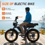 Electric Bike for Adults,48V15Ah Removable Battery Retro Ebike - Image 6