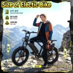 Electric Bike for Adults,Peak 2000W,65Miles,28MPH,48V Removable Battery - Image 6