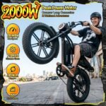 Electric Bike for Adults,Peak 2000W,65Miles,28MPH,48V Removable Battery - Image 2