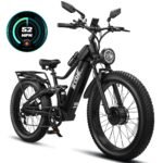 EcoE 8OOOW Dual Motor Electric Bike for Adults 5OMPH 60V32A 26x4 Fat Tire1