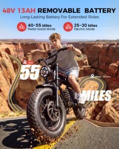 Electric Bike for Adults with 48V 13Ah Removable Battery, 1500W Peak Motor - Image 2