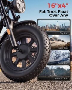 Electric Bike for Adults with 48V 13Ah Removable Battery, 1500W Peak Motor - Image 8