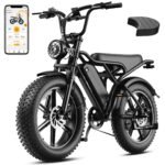 Jasion RetroVolt Electric Bike, 70-Mile Range, 2000W Peak, Fat Tire
