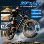 Jasion YR20Pro Ebikefor Adults,52V 20AH Battery,3000W Peak Motor - Image 4