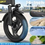 HQYEX Electric Bike for Adults 14" Mini Foldable Ebike 48V 432Wh Battery - Image 7