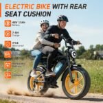 Electric Bike for Adults,48V15Ah Removable Battery Retro Ebike - Image 3