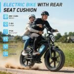 Electric Bike for Adults,48V Removable Battery Retro Ebike,20"x4" Fat Tires - Image 3