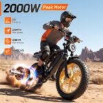 Electric Bike for Adults,48V15Ah Removable Battery Retro Ebike - Image 2