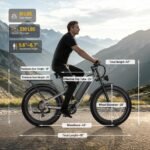 Jasion EB5 Ultra Electric Bike for Adults 2500W Peak Motor, 1040Wh Battery - Image 7