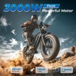 Jasion YR20 Electric Bike,3000W Peak,5 Riding Modes,Max 80 Miles Ebike - Image 3