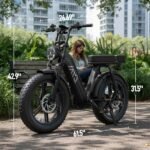 TST Electric Bike for Adults, 48V 15Ah Battery for Urban Cycling, R7 Black - Image 6