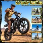 Electric Bike for Adults,Peak 2000W,65Miles,28MPH,48V Removable Battery - Image 7