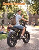 Jasion RetroVolt Electric Bike, 70-Mile Range, 2000W Peak, Fat Tire - Image 9