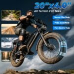 Jasion YR20 Electric Bike,3000W Peak,5 Riding Modes,Max 80 Miles Ebike - Image 4