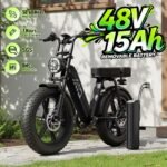TST Electric Bike for Adults, 48V 15Ah Battery for Urban Cycling, R7 Black - Image 3