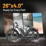 Jasion EB5 MAX Electric Bike for Adults 2000W Peak Motor, 48V 15Ah Battery - Image 6