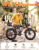 Jasion RetroVolt Electric Bike, 70-Mile Range, 2000W Peak, Fat Tire - Image 3