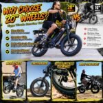 Electric Bike for Adults,Peak 2000W,65Miles,28MPH,48V Removable Battery - Image 4
